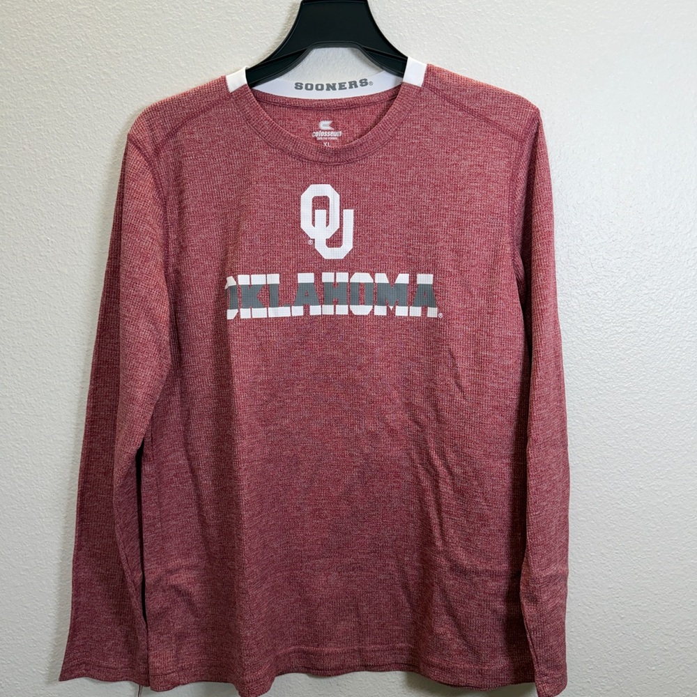 Colosseum Crimson Oklahoma Long Sleeve Tee